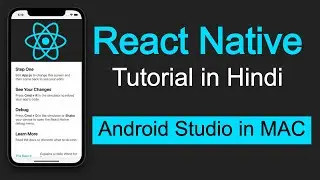 React Native tutorial in Hindi # Setup Android Studio in MAC OS