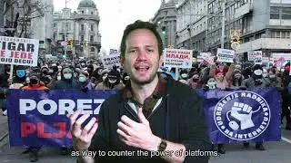 Why do platform workers protest?