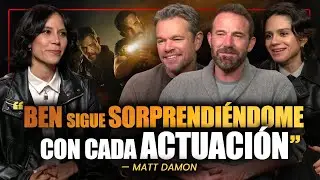 PLATICO CON BEN AFFLECK, MATT DAMON Y SASHA CALLE POR 