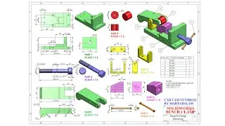 Bench Clamp Design And Assembly in Solidworks