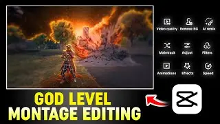Free Fire God Level Montage Editing In Capcut | Free Fire Video Editing Tutorial In Capcut