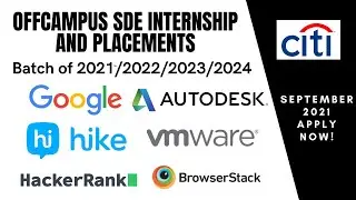 Latest Off Campus Drives | 2024 2023 2022 2021 2020 Batches Eligible| Off Campus Jobs | Hiring ️&zwj;🔥