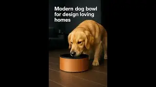 Dog bowl created for design-loving homes