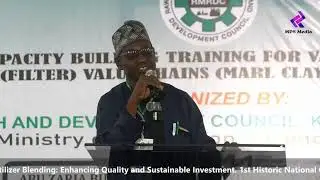 1st Hist. National Capacity-Building Training for Fertilizer Blending Industries & Investment Forum.