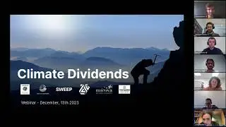 Climate Dividends Webinar: Pilot Phase 1 Retrospective