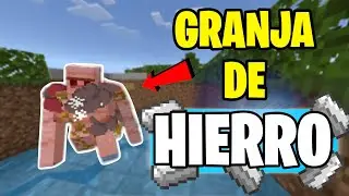LA GRANJA DE HIERRO MAS FACIL PARA MINECRAFT BEDROCK 1.21+🔥 | nub MC