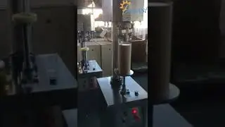 Semi automatic bottom tin lid seaming machine, manual paper tube closing machine factory
