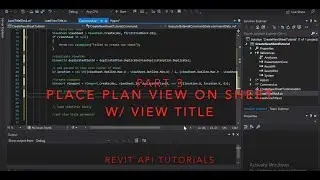 Revit API - Create New Sheet, View, & View Title - Part 3