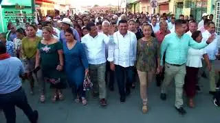 1er Informe Legislativo, Dip Jes&uacute;s Selv&aacute;n ante Miles de Jalpanecos