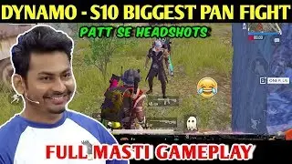 DYNAMO - SEASON 10 Best Pan Fight | PUBG MOBILE | RED ROCK