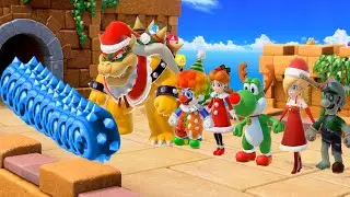 Super Mario Party - Daisy (Holiday) Wins By Doing Absolutely Everything