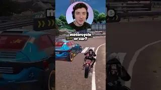 Motorcycle vs Car in Fortnite!