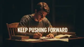 Keep Pushing Forward &ndash; Late Night Study Motivation | Hard Work & Discipline 🔥