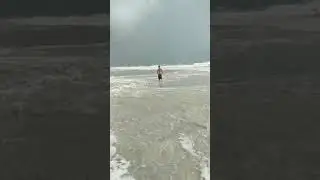 Rip current formation example
