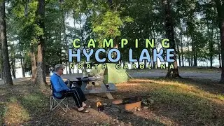 Autumn Tent Camping at Hyco Lake North Carolina 