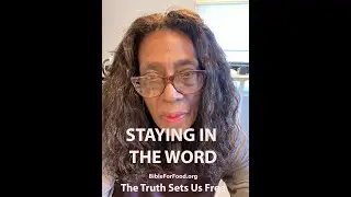 The Truth Sets Us Free (John 8:31, 32)