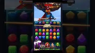 Superman Guild Boss: DC Heroes & Villains #match3 #gameplay #mobilegame #bossfight