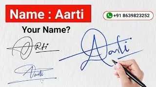 ✅ A Signature Styles | A Signature Ideas | A Sign Tutorial | Aarti Name Signatures | Aarti Signature