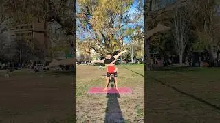 Trucos acrob&aacute;ticos de Acroduo 🤸🏼 linda secuencis en el parque #circus #acroduo #duo #dance #dancer