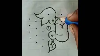 Просто и легко 7*4 средних точки вача ранголи#muggulu#pulli kolam🌺,🌸#дизайн ранголи на каждый ден...