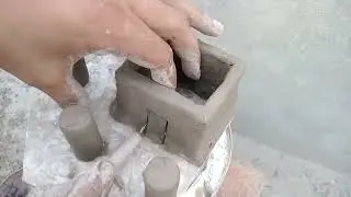 Mini House Design with Clay || Miniature House Design || Creative Clay Work