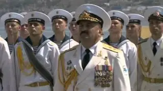 Putin, Yanukovich observe 'Navy Day' with Black Sea Fleet