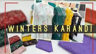 🔥 Discover the Hottest Winters Karandi 3-Piece Collection||Bareeze &ndash; Fresh Designs by Zarukee! 🔥