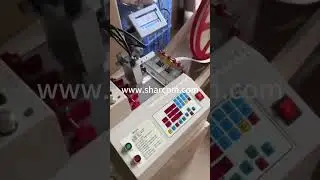 22mm pvc edge band sample making machine, can print brand, color code #edgebandingmachine