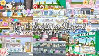 [ Bagi - bagi Id ] Top 4 Aesthetic Shops + Props Id ˗ˏˋ 🍓 ˎˊ˗  || Id Toko Sakura school simulator