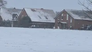 LIVE Schnee alarm! Elli erreicht das deutsche Dorf