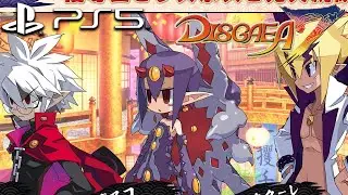 Disgaea 7: Vows of the Virtueless (PS5) Mao, Desco, & Axel DLC Stages Gameplay [1080p 60fps]