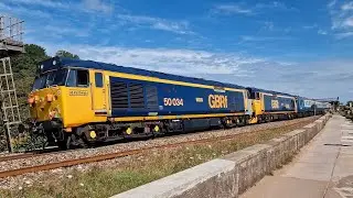 Class 50s + 47s work The Mazey Day Cornishman & Statesman @ Dawlish | 29/06/24