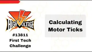 How to calculate encoder motor ticks