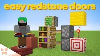 10 дверей из редстоуна в Minecraft за 10 минут