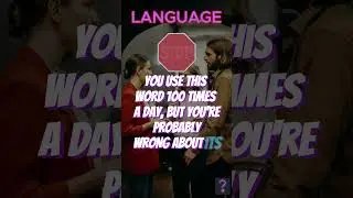 You Use These Words Every Day But You're WRONG! 🇬🇧🤯 #shorts  #trivia