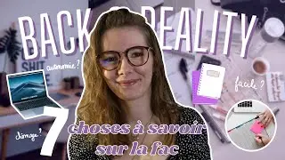 🎯 7 CHOSES A SAVOIR SUR LA FAC I Réussir ses études à la fac I Back to Reality 👇