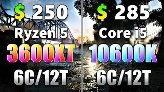 Ryzen 5 3600XT vs Core i5 10600K | PC Gameplay Benchmark Test