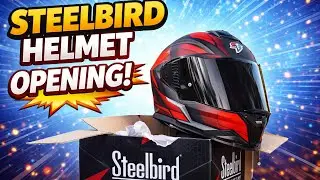 Steelbird SBH-57 Fighter Unboxing 🔥Best Full Face Helmet Under ₹3000? Honest & detailed review.