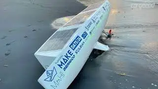 Solar-powered Autonomous Vessel Crosses the Atlantic