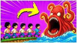 UMA ALDEIA INTEIRA CONTRA UM POLVO GIGANTESCO | Craftlings