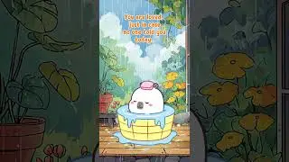 You&rsquo;re loved #animated #animation #capybara #capyfun #viral #kawaii #cute #quotes #inspiration #cozy