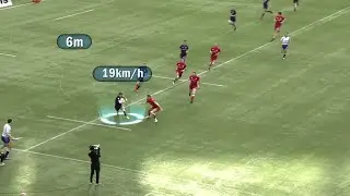 Scotland's D'Arcy Graham scores 95 metre try