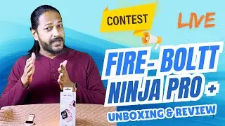 Fire-boltt Ninja pro plus Unboxing | Budget Smartwatch Under ₹1500 | Live Giveaway at 50 Likes!