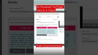 AI-Powered YouTube SEO in 3 Clicks