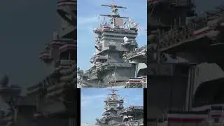 First nuclear powered aircraft carrier launched #history #facts #historyfacts #didyouknow