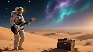 Cosmic Desert Rock Music 🐪 ┃Sahara Desert Beneath the Stars! ✨
