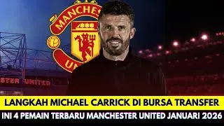 Carrick Mulai Petakan Target Transfer Setan Merah❗ini 4 Calon Pemain Terbaru Manchester United EPL