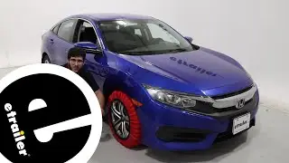 etrailer | Installation Guide for the ISSE Classic Snow Socks on a 2017 Honda Civic