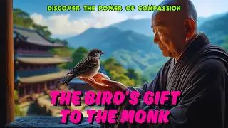 Healing Wings 🐦| How a Wounded Bird Taught a Monk Compassion & Tranquility 👤 | A Simple Zen Story 🍂