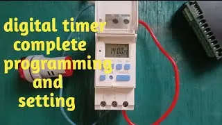 Digital timer setting and connection | Digital timer  programming #zktechnicaltalk 